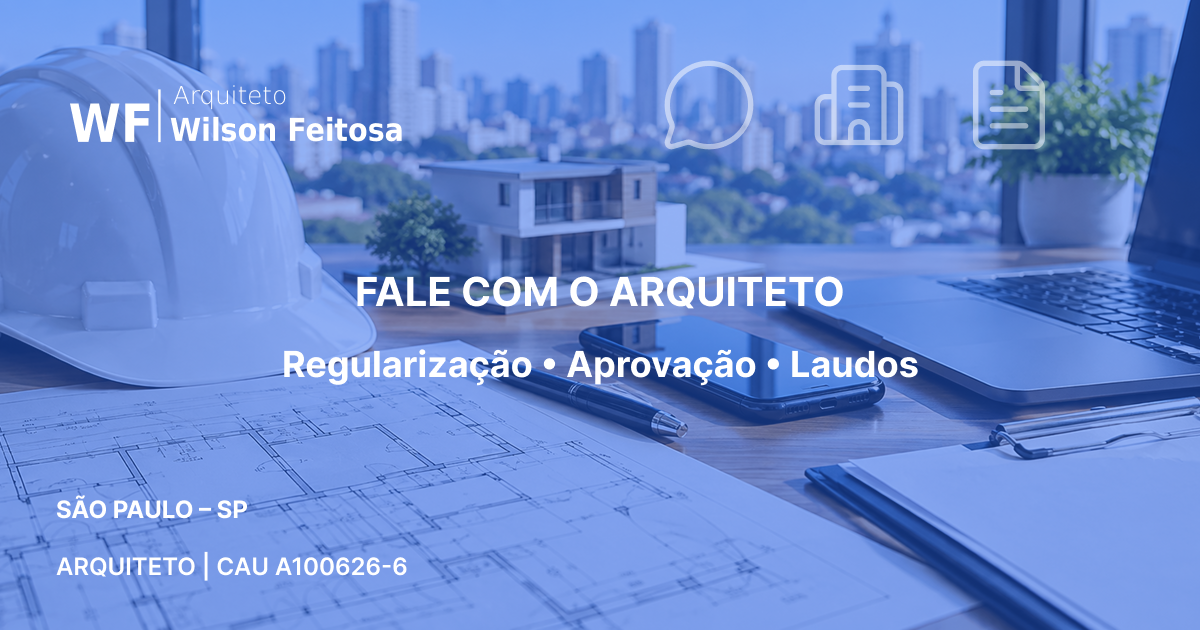 Contato com Wilson Feitosa Arquiteto — São Paulo